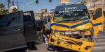 Fuerte accidente en el bulevar Insurgentes deja varios lesionados, entre ellos una mujer embarazada; taxi de ruta involucrado