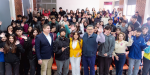 Firma alcaldesa Claudia Agatón convenio de colaboración con CETis 74