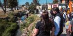 Supervisa Ismael Burgueño trabajos de limpieza de canal pluvial y parque en el Mariano Matamoros