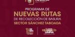 Fortalece Gobierno Municipal servicio de recolección de basura en Sánchez Taboada con 43 nuevas rutas