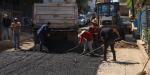 Trabaja programa permanente de bacheo en Loma Alta