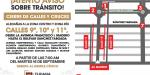 Avisan sobre cierre parcial de vialidades por Desfile de Independencia