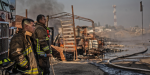 Arde recicladora clandestina de plástico en El Realito