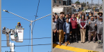 Instalan nueva luminaria y señalética en la Zona Norte