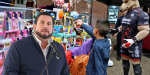 Encabeza Ismael Burgueño festejo del Día del Niño para hijos de policías y bomberos
