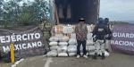 Aprisionan a chofer de tráiler cargado con tonelada y media de metanfetamina