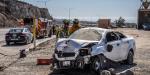 Sufre joven volcadura sobre la carretera libre Tijuana–Rosarito