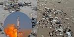 México evalúa demandar a SpaceX por contaminación en costas del Golfo tras explosión del Starship
