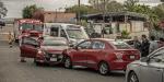 Choque por alcance en la colonia Independencia