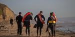 Arrastra el mar a dos menores en Playas de Tijuana; uno sigue desaparecido