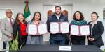 Firman convenio Ismael Burgueño y Universidad Pedagógica Nacional