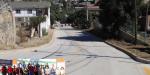 Entrega Román Cota calle pavimentada en la Lázaro Cárdenas