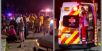 Accidente en el Rosas Magallón deja nueve lesionados, entre ellos un bebé