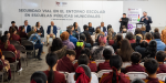 Imparten plática sobre seguridad vial en el entorno escolar a estudiantes de la Secundaria Técnica Municipal 1