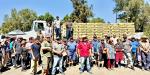 Entregan sacos de cemento a familias de Tecate