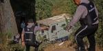 Un custodio muerto y tres heridos, deja volcadura de camión de valores