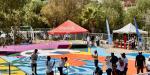 Transforman cancha de la Lázaro Cárdenas en Tecate