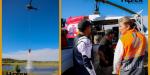 Refuerzan combate a incendio en Tecate con apoyo aéreo: Marina del Pilar