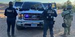 Aseguran vehículos, rifle de asalto y equipo táctico en el Valle de Mexicali