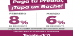 Invita gobierno de Tecate a aprovechar el 8% de descuento en el pago del Impuesto Predial