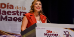 Salda gobernadora Marina del Pilar deuda histórica con magisterio de Baja California