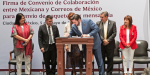 Atestigua Ismael Burgueño firma de convenio entre Mexicana de Aviación y Correos de México