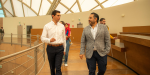 Alcalde Román Cota visita Centro Interactivo Ámbar en Tijuana