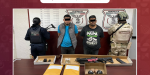 Incautan FESC y SEDENA fusil de asalto y granadas de fragmentación en Mexicali; hay dos detenidos