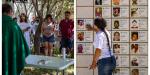 Familiares conmemoran con misa en "La Gallera" a sus desaparecidos