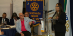Reconoce Claudia Agatón trabajo de Club Rotary Ensenada Todos Santos