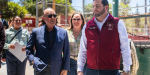 Constata Ismael Burgueño obras de rehabilitación en la Escuela Secundaria Municipal Adolfo López Mateos