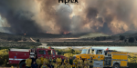 Suman esfuerzos Bomberos de Tijuana en el combate de incendios forestales en Tecate