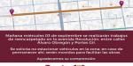 Informa Gobierno de Tecate sobre trabajos de reencarpetado en Avenida Revolución