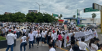 Marchan cientos a favor de la paz en Culiacán