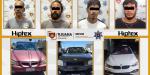 Recuperan tres vehículos con reporte de robo, hay cuatro detenidos