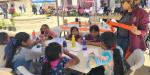 Promueve Primer Ayuntamiento conciencia social desde la infancia en el Mercadito Violeta en San Quintín