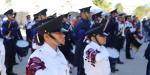 Fomentan valores cívicos en la juventud con concurso de bandas de guerra