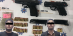 Detiene Policía Municipal a dos sujetos armados