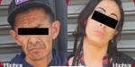 Capturan a pareja tras abandonar cabezas de puerco y amenazas en inmediaciones de la Policía Municipal