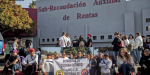 Protestan burócratas de Baja California por reforma de Issstecali