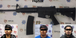 Intercepta Policía Municipal de Tijuana camión de transporte con arma larga en su interior