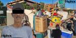 Detenido por acumular basura dentro y fuera de su casa