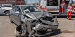 Choque vehicular sobre bulevar Cucapah deja dos personas lesionadas