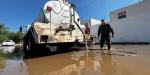 Retiran más de cuatro millones de litros de agua tras las lluvias en Mexicali