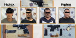 Detienen a cuatro personas por portación de arma de fuego en distintos hechos