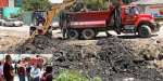 Realizan limpieza de pluvial en Ejido Matamoros