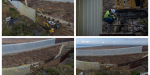 Retoman la reconstrucción del muro fronterizo en Playas de Tijuana