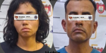 Detienen a pareja por robo con violencia a conductor de taxi libre