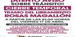 Anuncia Ayuntamiento de Tijuana cierre temporal de un tramo del Libramiento Rosas Magallón