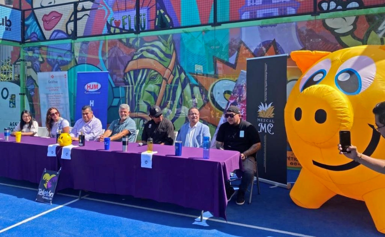 Convocan a torneo de pádel en apoyo al Teletón